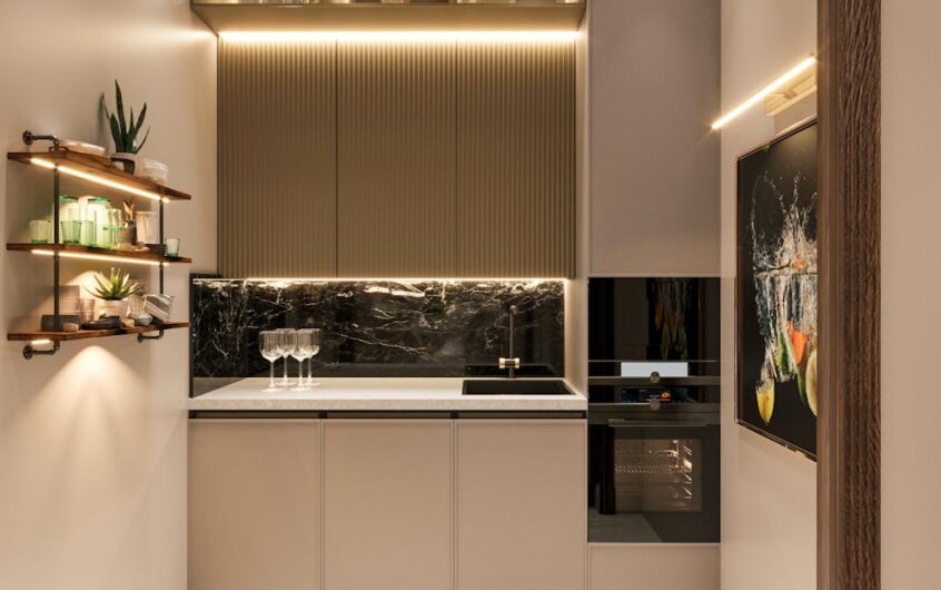 Żywa ściana aeroponiczna w kuchni: mikroliście zamiast płytek, filtracja powietrza i inteligentne światło w jednym